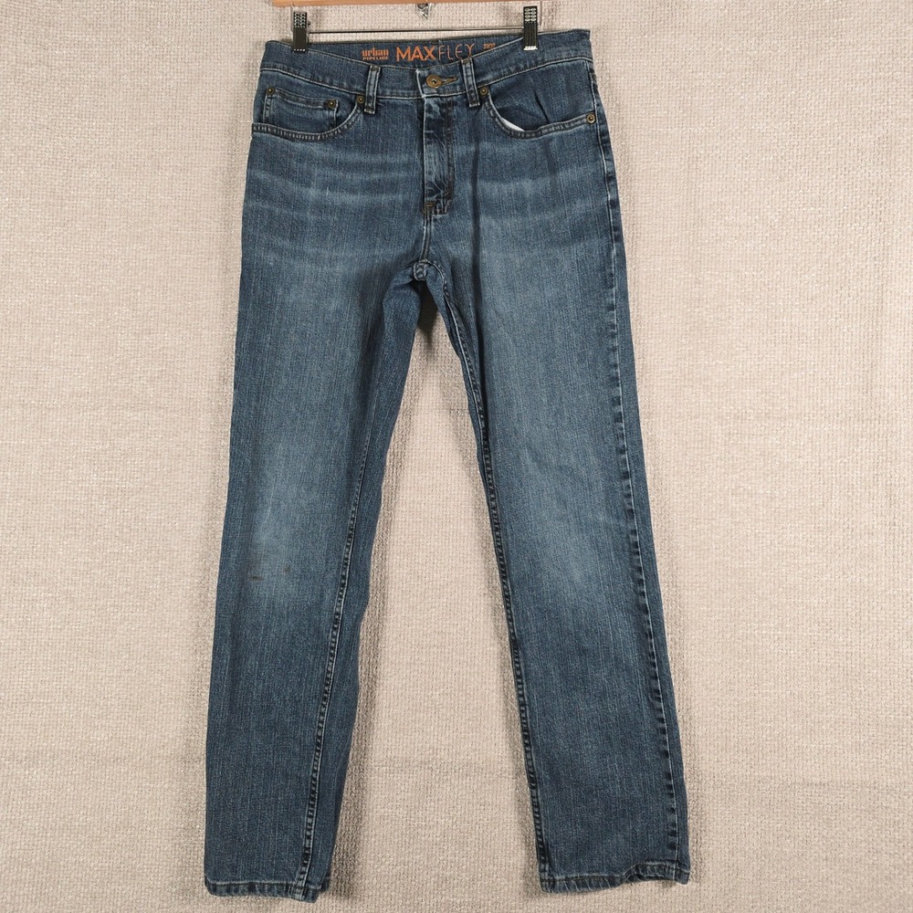 Urban Pipeline MaxFlex Regular Fit Jeans Mens 31x30 Blue Medium Wash Straight